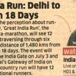 Delhi to Mumbai in 18 Days - The Economic Times - 3 March 2016